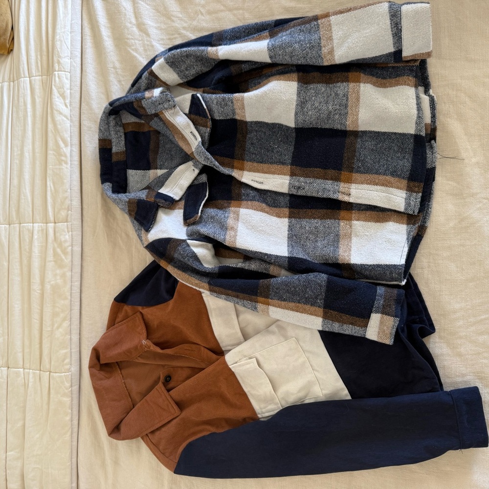 Two boys flannels